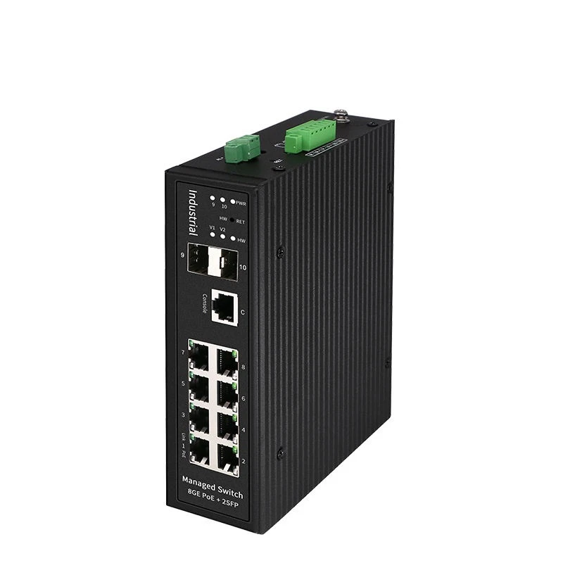 Przemysłowy przełącznik Gigabit Poe
